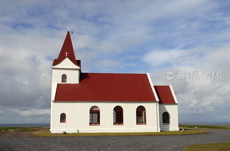 Ingjaldshóll 教堂，斯奈山半岛，冰岛